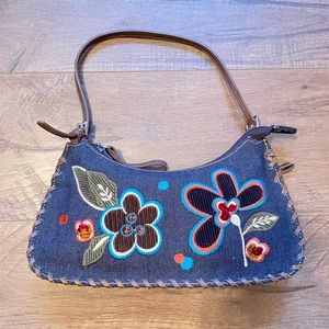 SOLD Q&A denim purse